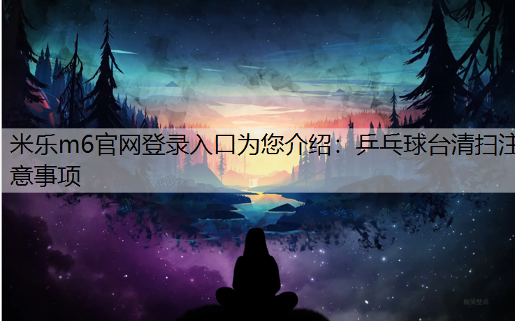 乒乓球台清扫注意事项